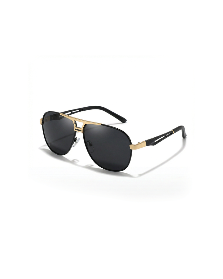 Aviator Sunglasses with Gold-Tone Frame &amp; UV Protection Lenses | Barnaby
