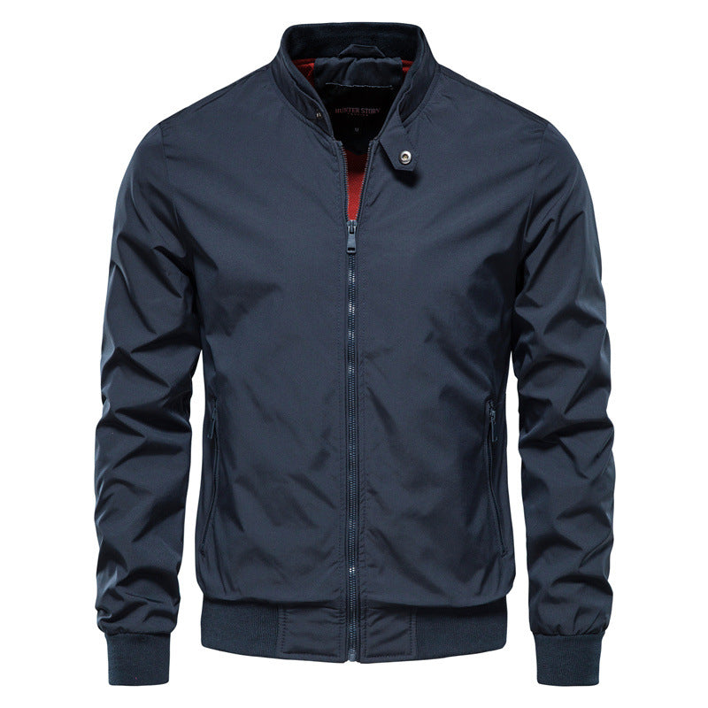 Men’s Windproof Casual Harrington Jacket