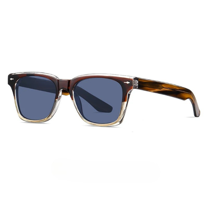Colorblock Square-Frame Sunglasses with UV Protection | Tyler