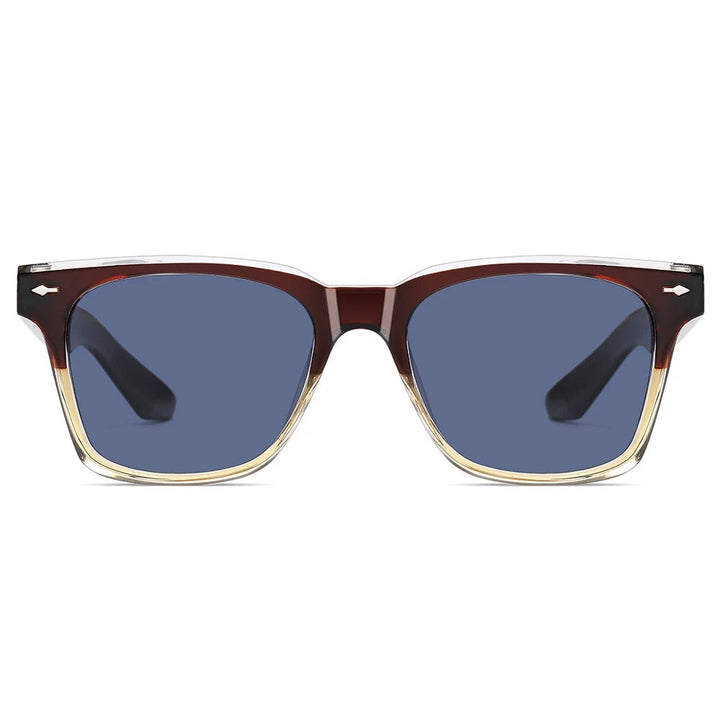 Colorblock Square-Frame Sunglasses with UV Protection | Tyler