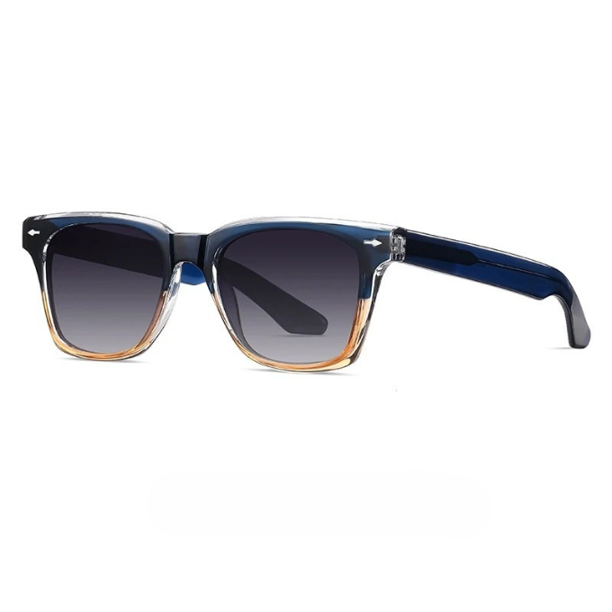 Colorblock Square-Frame Sunglasses with UV Protection | Tyler