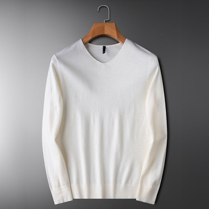 Men’s Lightweight V-Neck Knit Jumper