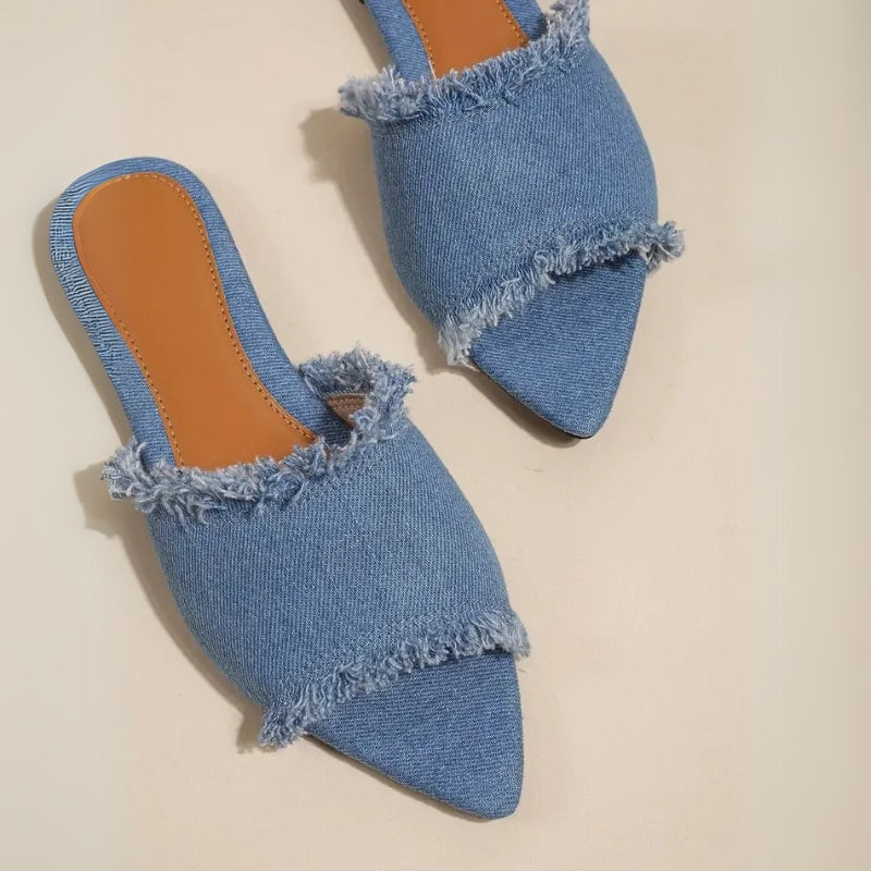 Nadia Denim Slip-On