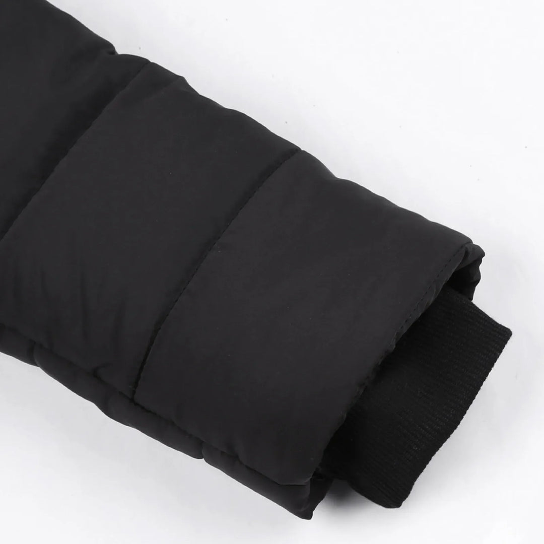 Women's Quilted Puffer Coat with Faux Fur Lining & Oversized Hood