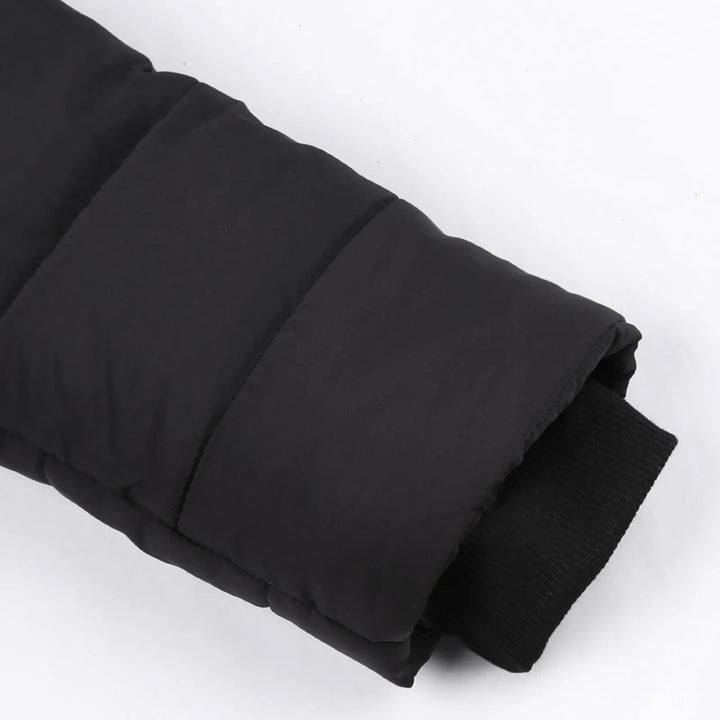 Women's Quilted Puffer Coat with Faux Fur Lining & Oversized Hood