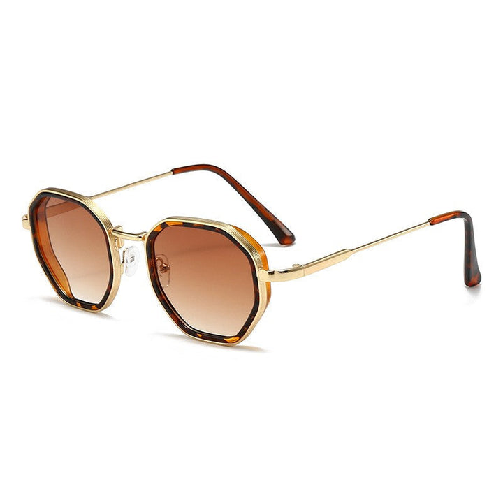 Geometric Polarized Sunglasses - Gradient Lens Retro Frame | Marley