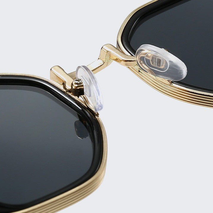 Geometric Polarized Sunglasses - Gradient Lens Retro Frame | Marley
