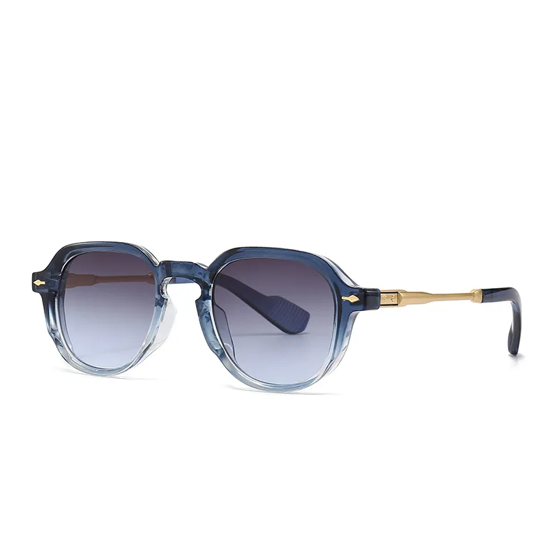 Geometric Sunglasses with Gold-Tone Accents &amp; UV Protection | Robin