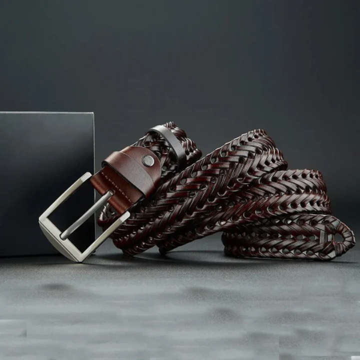 Braxton Braided Leather Belt