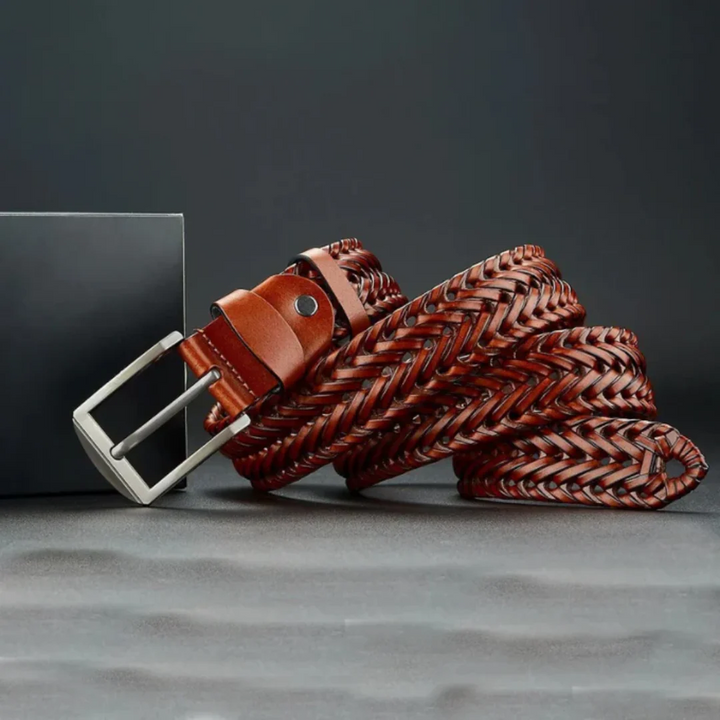 Braxton Braided Leather Belt