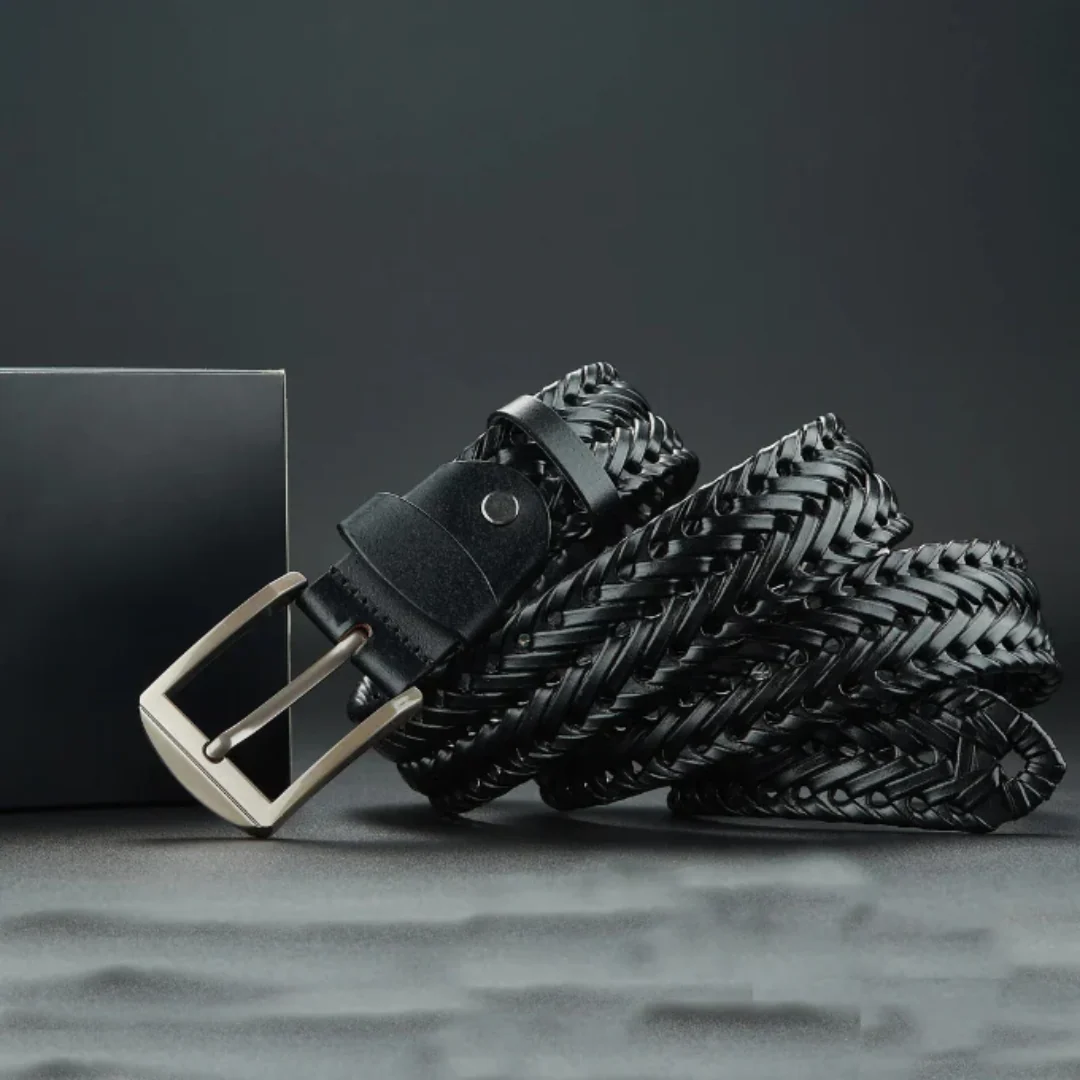Braxton Braided Leather Belt