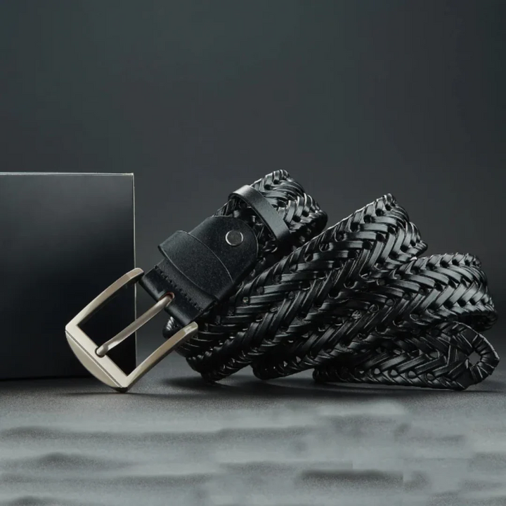 Braxton Braided Leather Belt