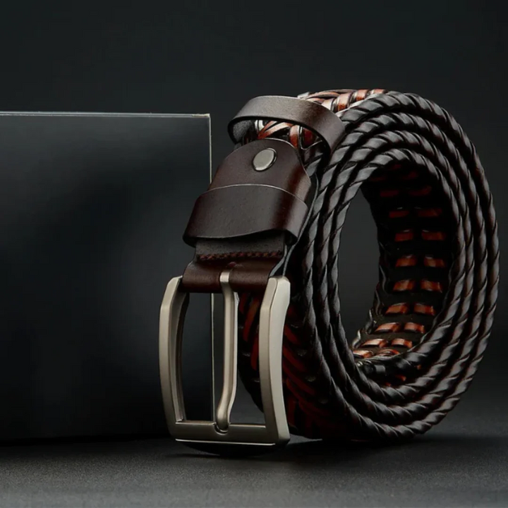 Braxton Braided Leather Belt