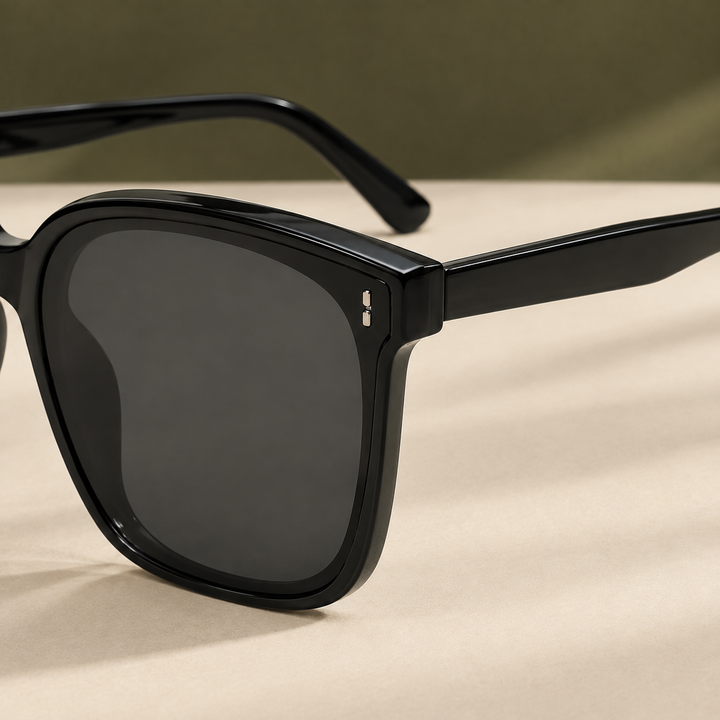 Oversized Full-Rim Square Sunglasses with UV400 Lenses | Val