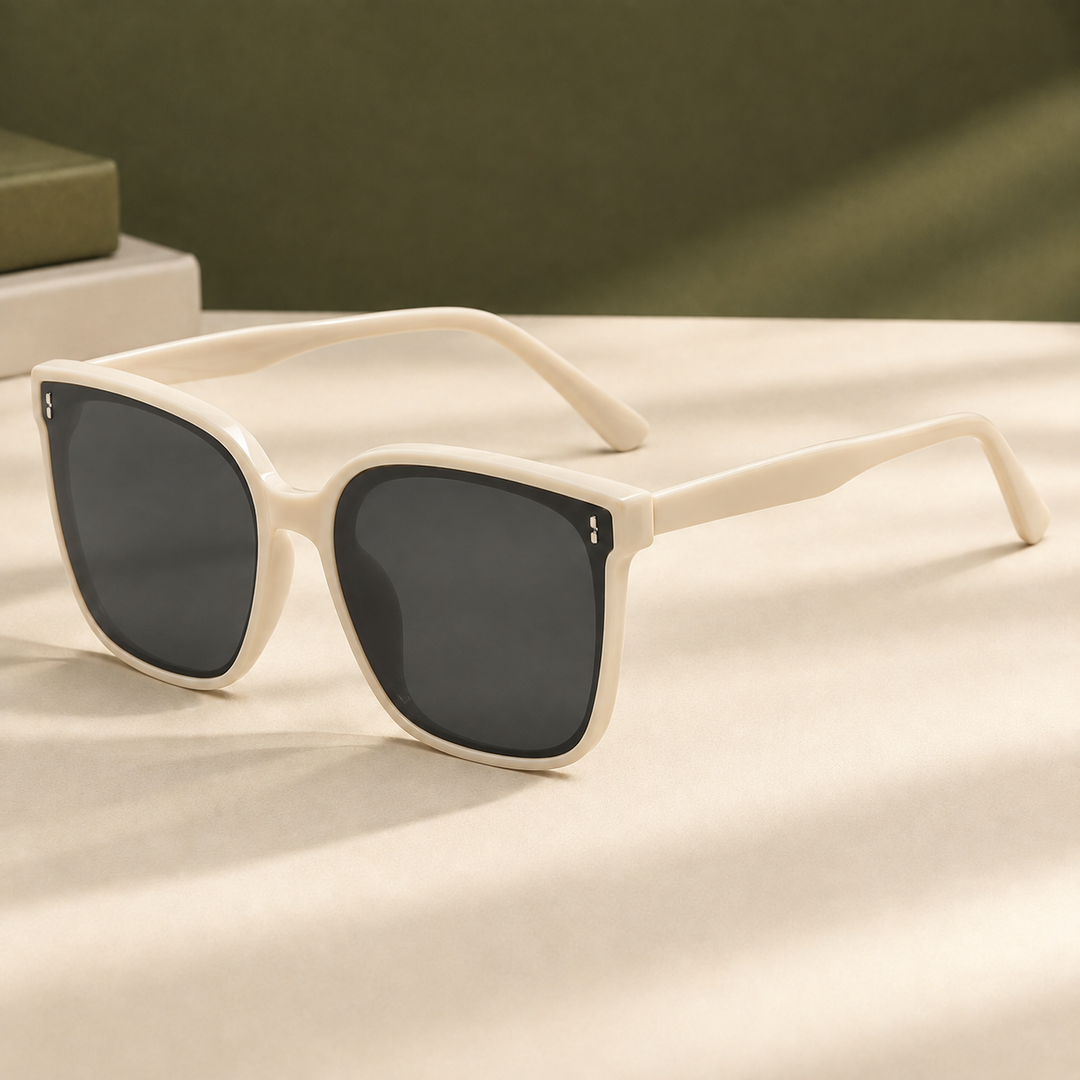 Oversized Full-Rim Square Sunglasses with UV400 Lenses | Val