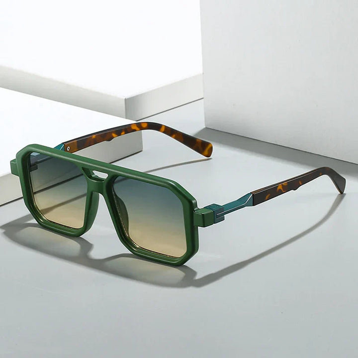 Oversized Geometric Square Sunglasses with Gradient Lenses | Tyler