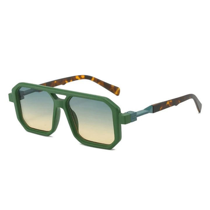 Oversized Geometric Square Sunglasses with Gradient Lenses | Tyler