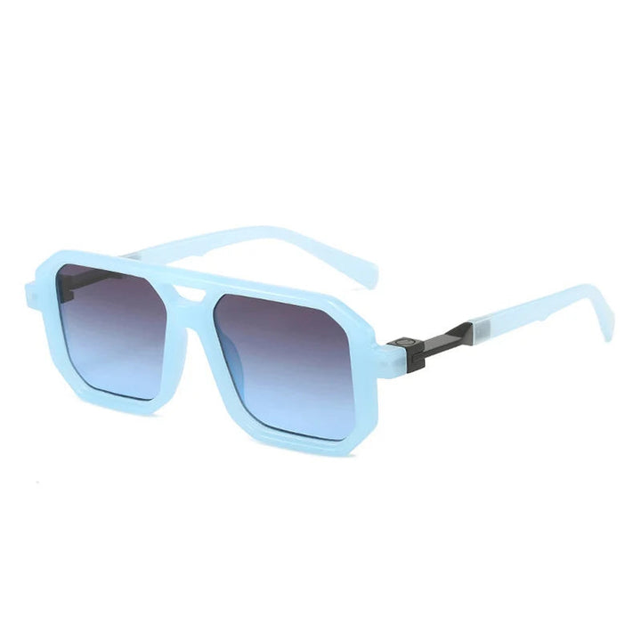 Oversized Geometric Square Sunglasses with Gradient Lenses | Tyler