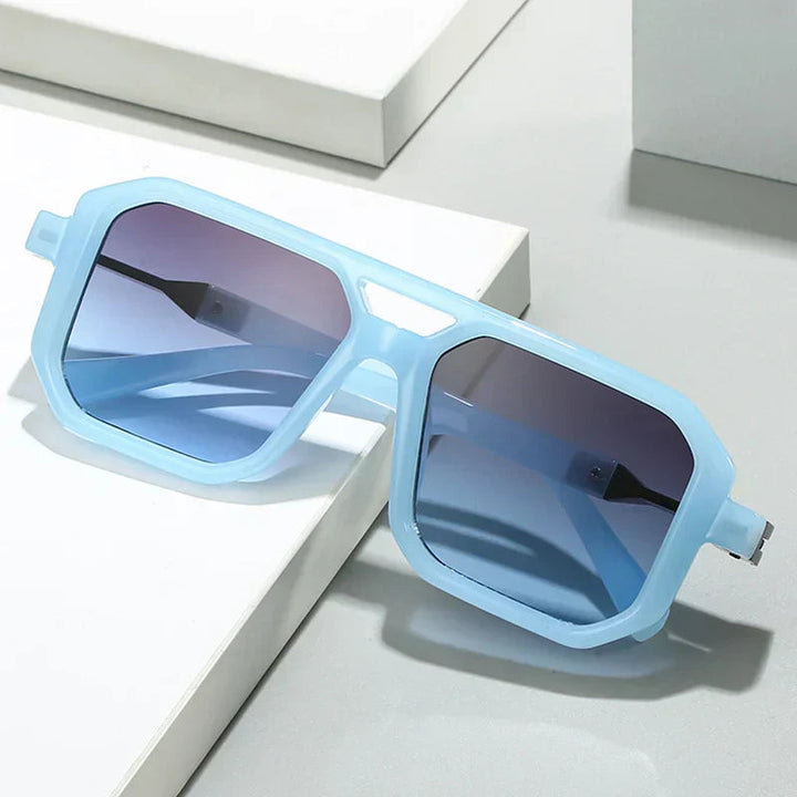 Oversized Geometric Square Sunglasses with Gradient Lenses | Tyler