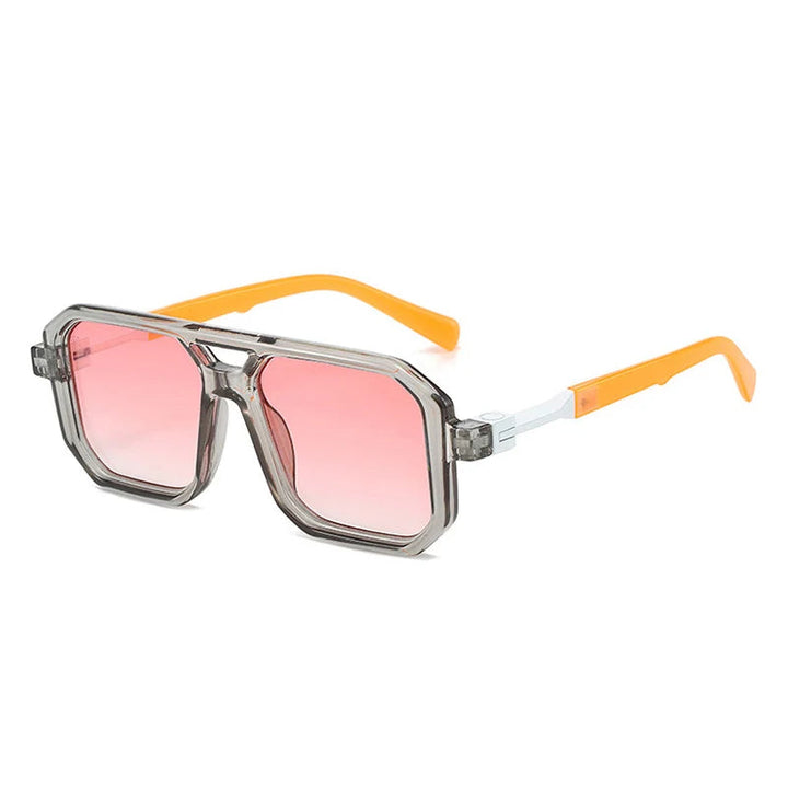 Oversized Geometric Square Sunglasses with Gradient Lenses | Tyler