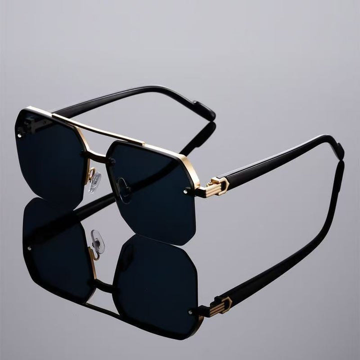 Oversized Square Aviator Sunglasses with Gradient Lenses | Lane