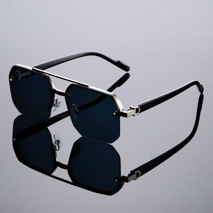 Oversized Square Aviator Sunglasses with Gradient Lenses | Lane