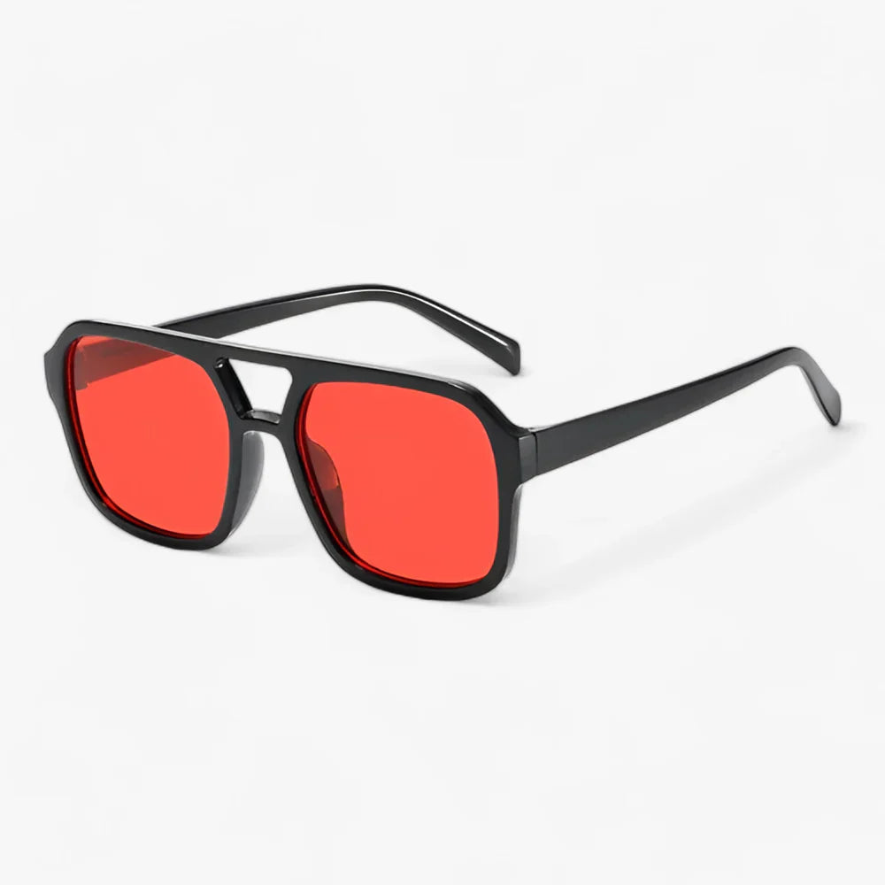 Oversized Square Aviator Sunglasses with UV400 Protection | Finley