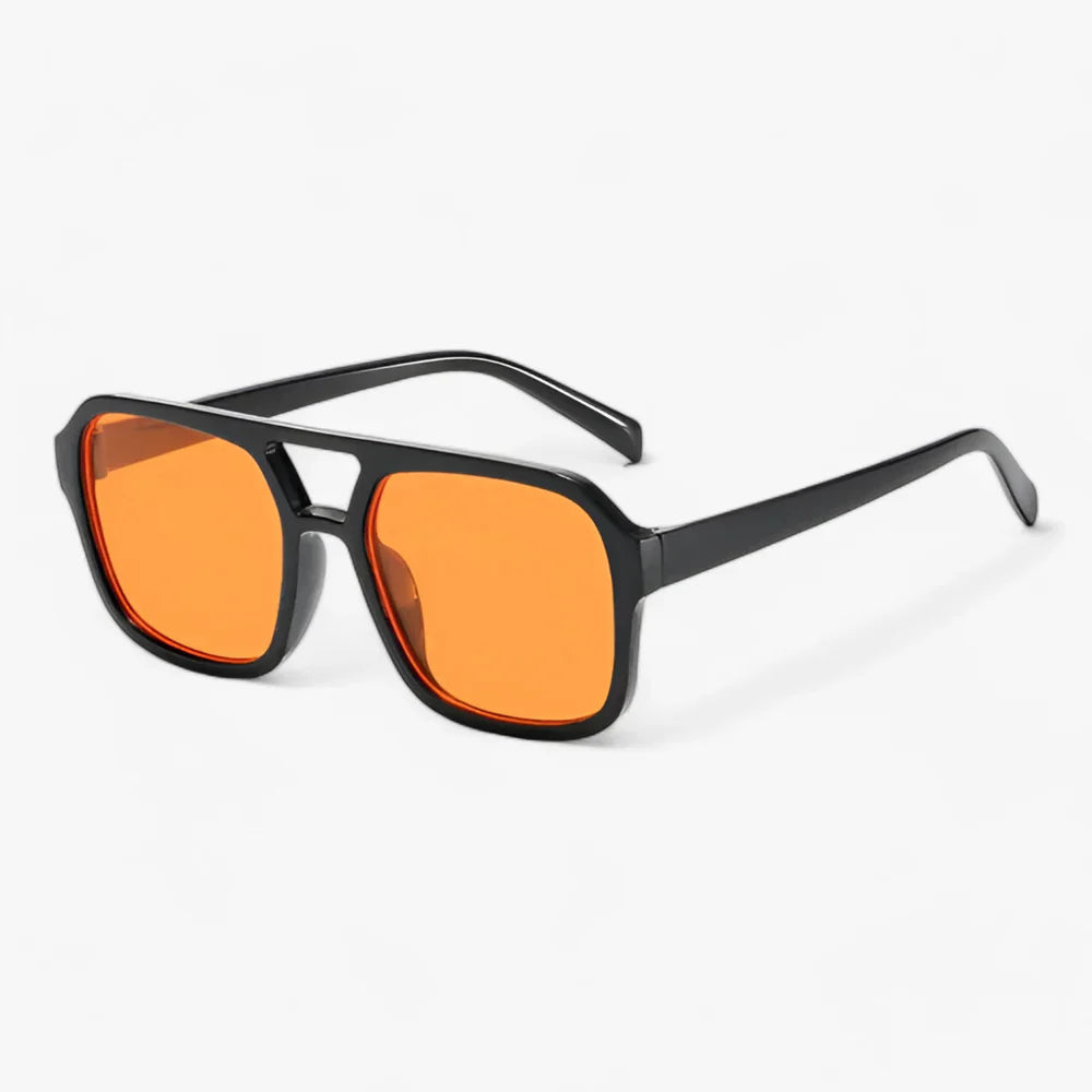 Oversized Square Aviator Sunglasses with UV400 Protection | Finley