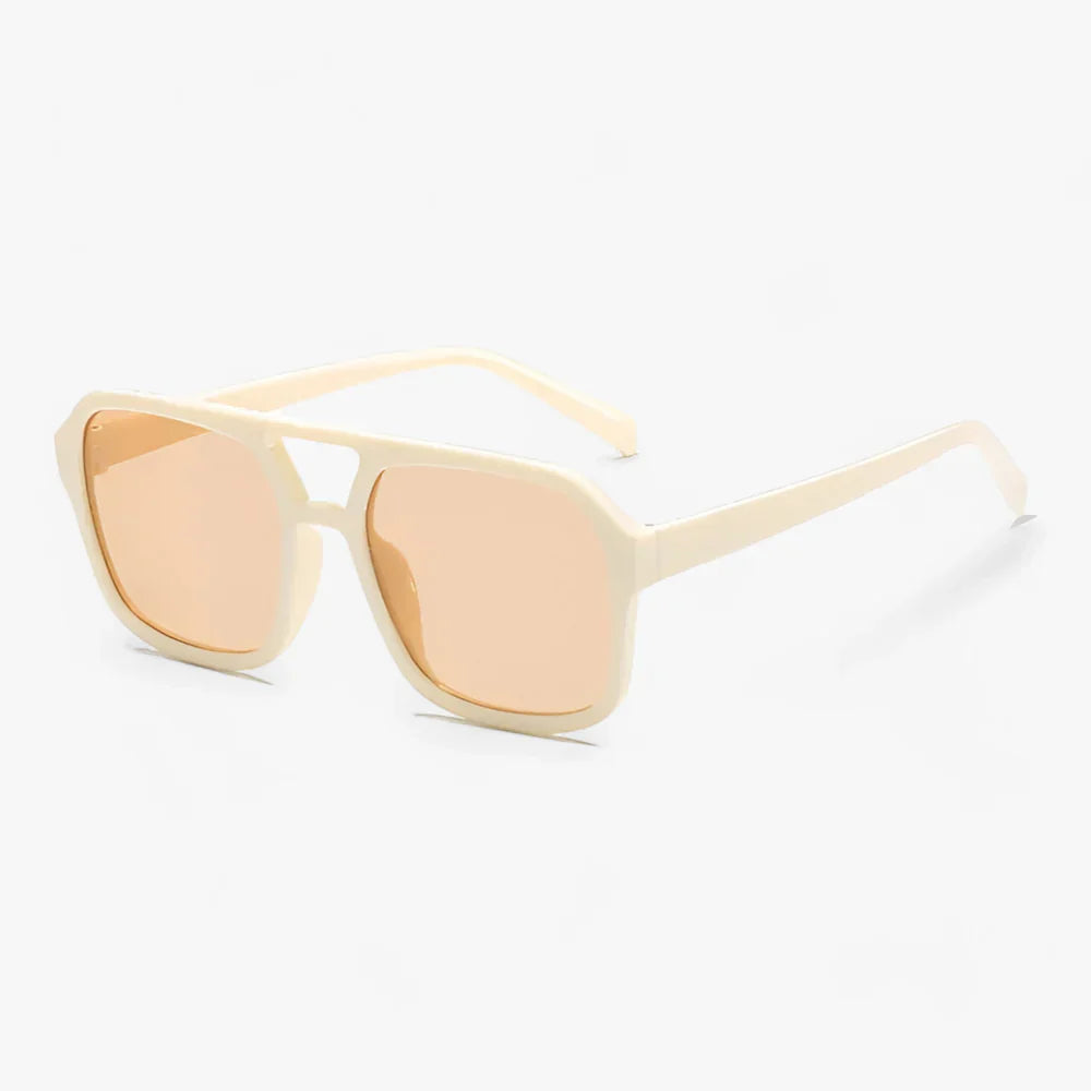 Oversized Square Aviator Sunglasses with UV400 Protection | Finley