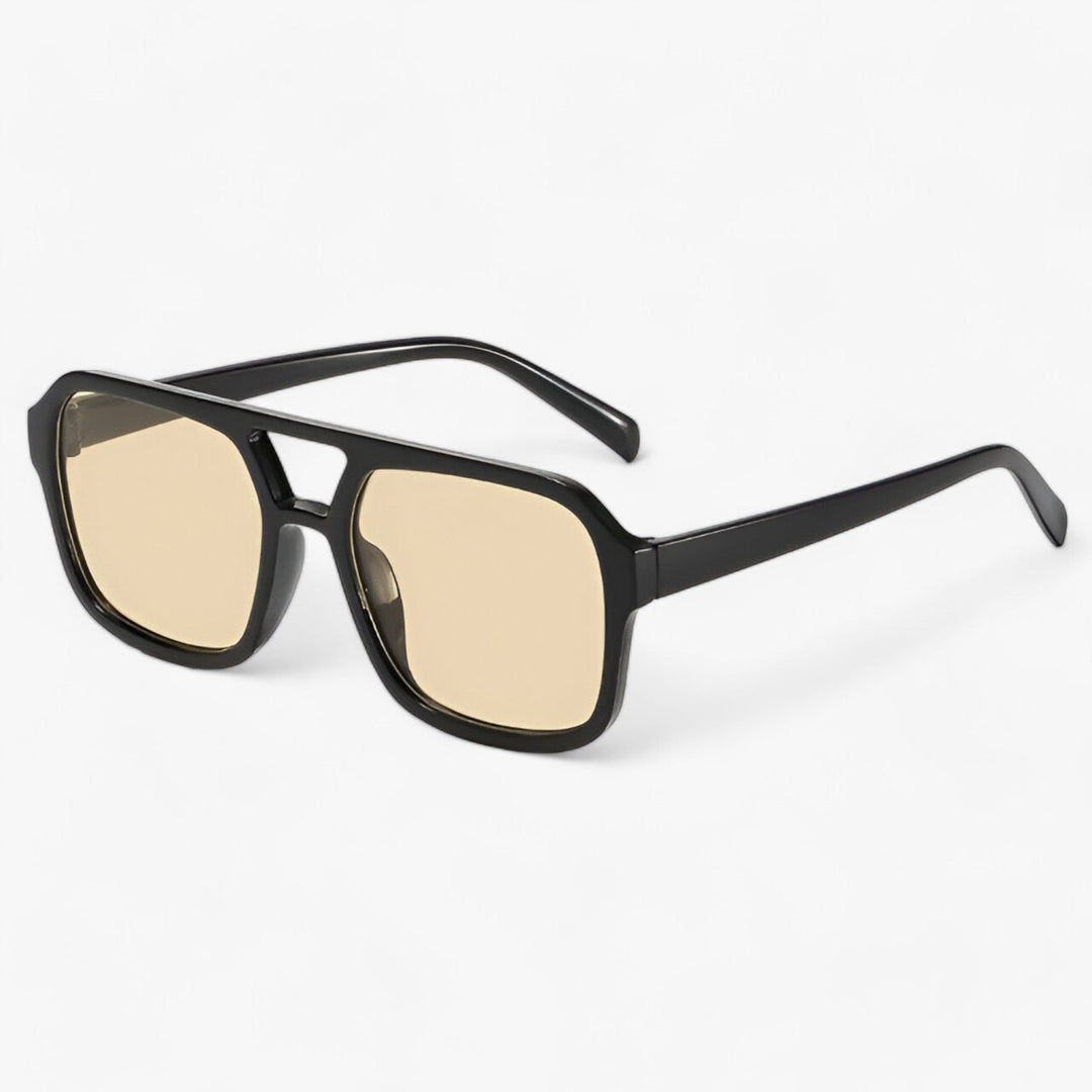 Oversized Square Aviator Sunglasses with UV400 Protection | Finley