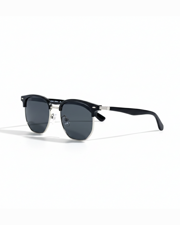 Retro Browline Polarized Sunglasses with Acetate Frame | Micah