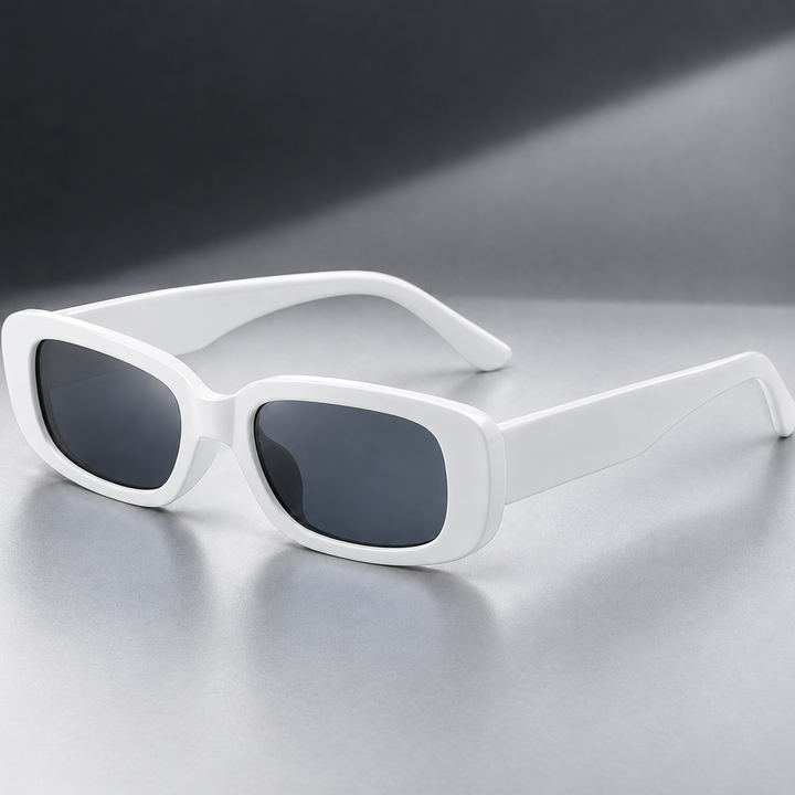 Retro Rectangle Sunglasses with UV400 Lens Protection | Gabriella