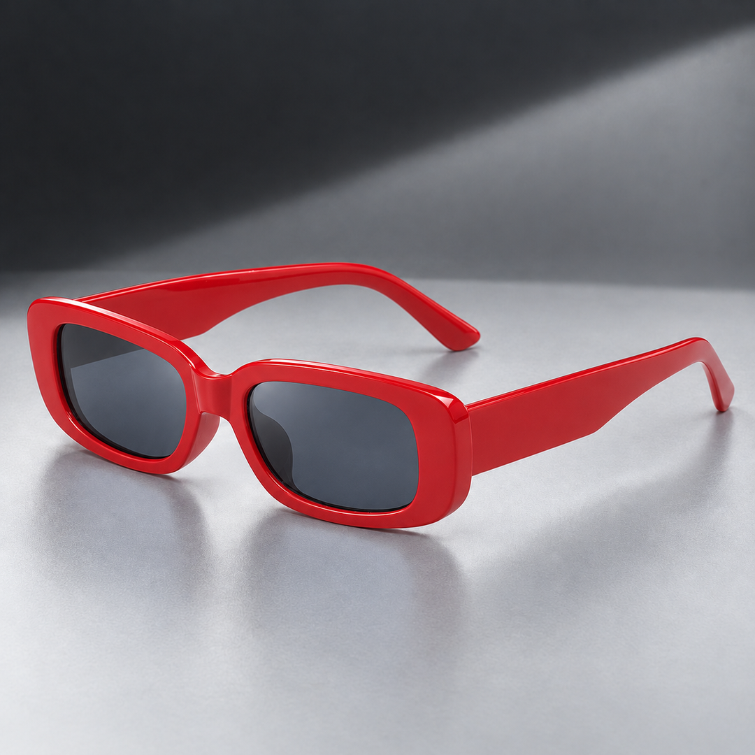 Retro Rectangle Sunglasses with UV400 Lens Protection | Gabriella