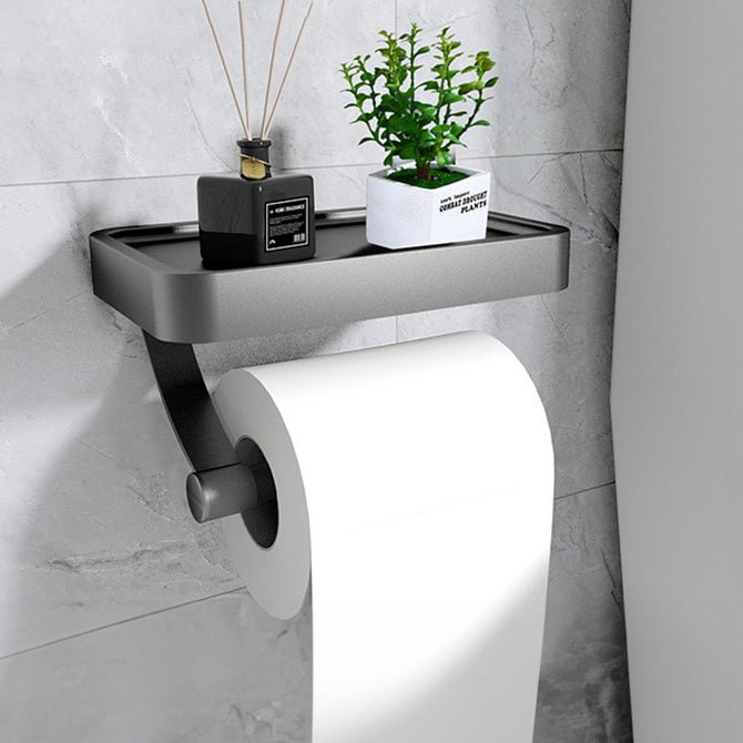 Wall-Mounted Toilet Roll Holder - SleekShelf