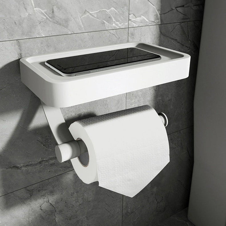 Wall-Mounted Toilet Roll Holder - SleekShelf
