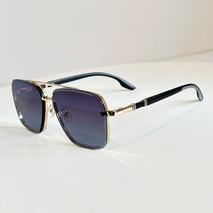 Square Aviator Sunglasses with Gradient Lenses | Jesse