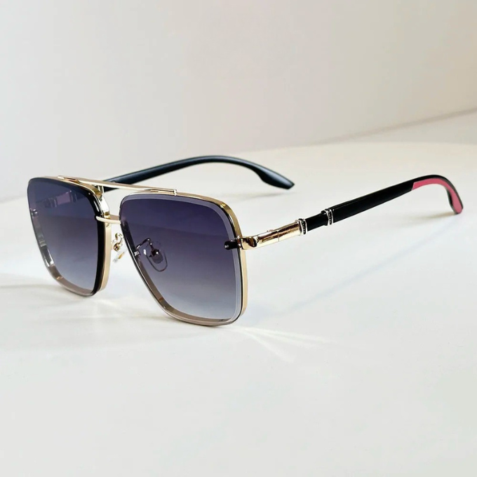 Square Aviator Sunglasses with Gradient Lenses | Jesse