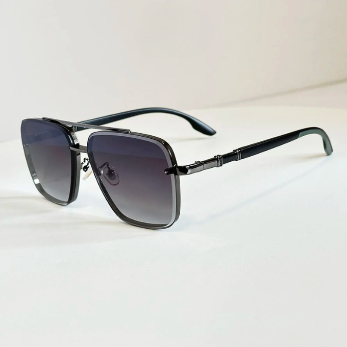 Square Aviator Sunglasses with Gradient Lenses | Jesse