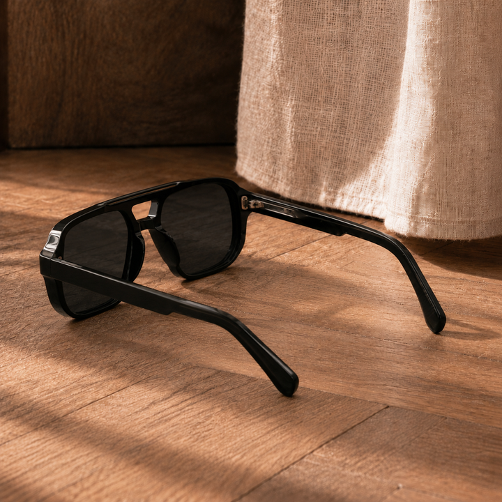 Square Aviator Sunglasses with UV400 Protection | Jordan