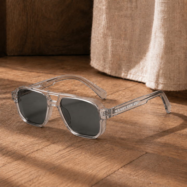 Square Aviator Sunglasses with UV400 Protection | Jordan