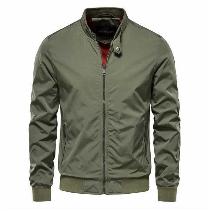 Men’s Windproof Casual Harrington Jacket
